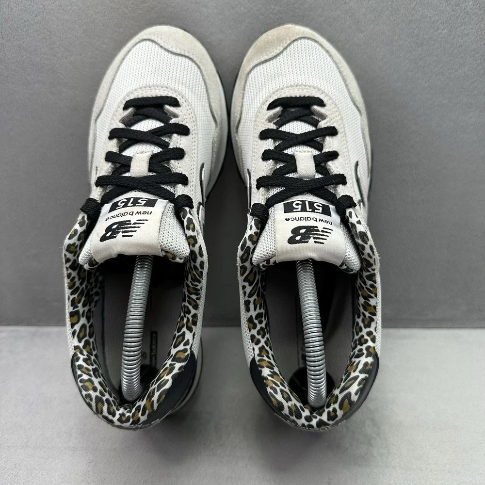 Womens Size 9 (B) New Balance 327 Shoes Grey White Leopard